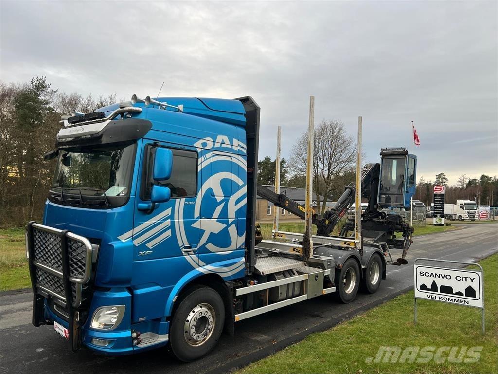 DAF XF530 FAT 6x4 Timber trucks