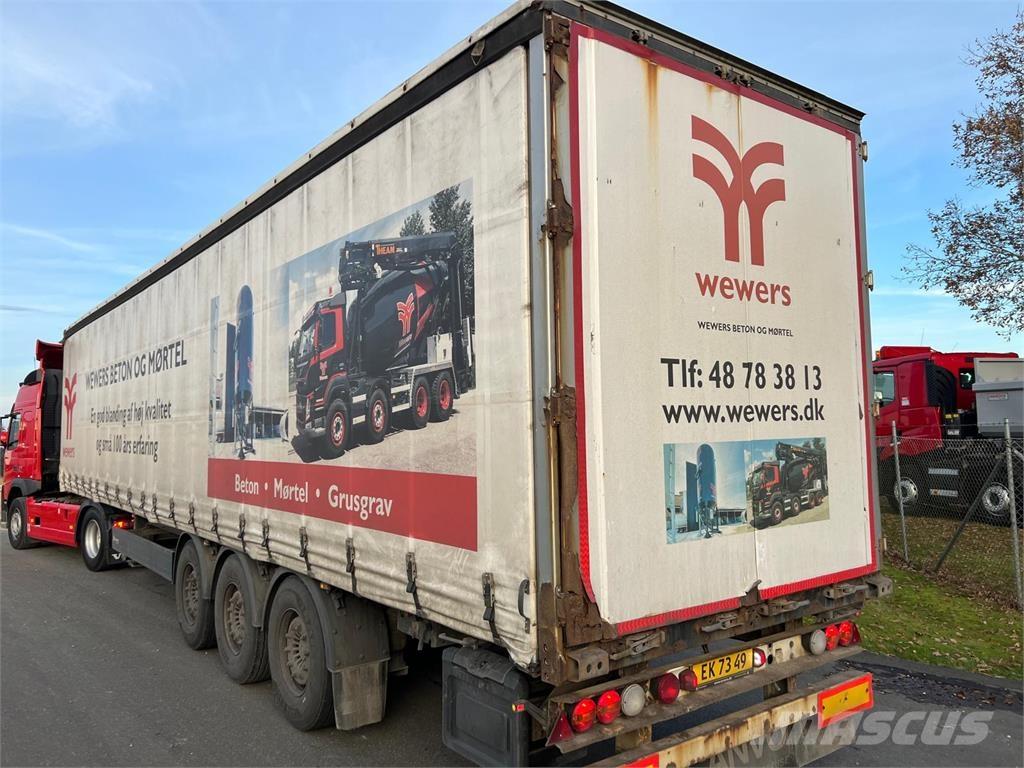  MTDK 13,6 mtr Curtainsider semi-trailers