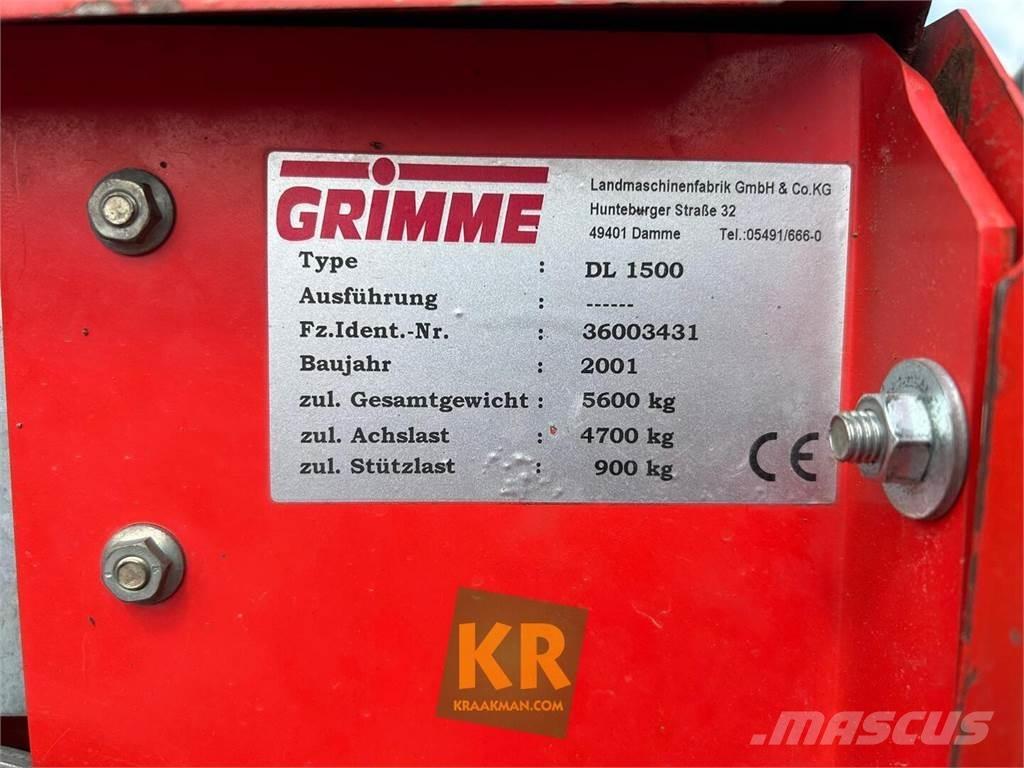Grimme dl 1500 Potato harvesters and diggers