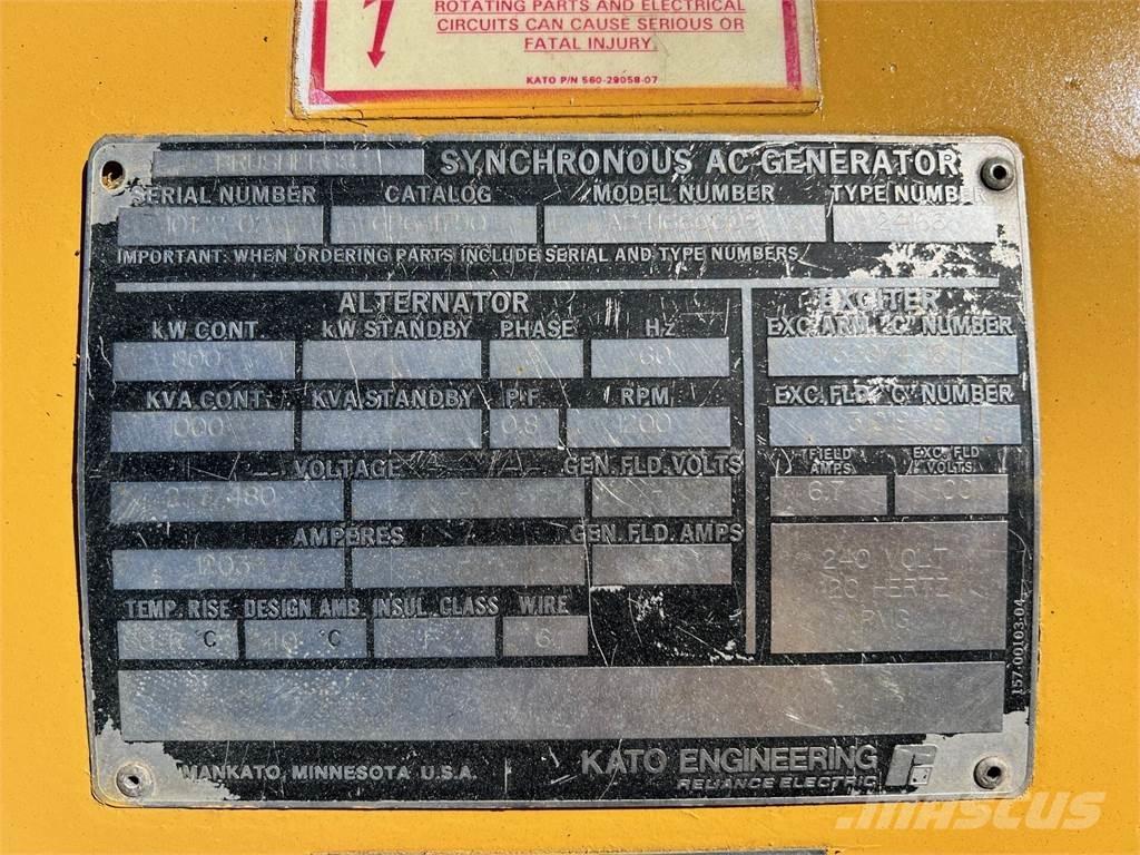 Kato 800kW Other Generators