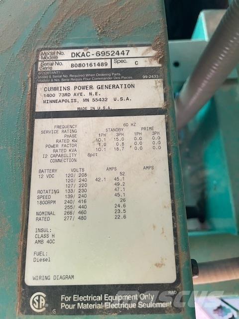 Onan 15kW Diesel Generators