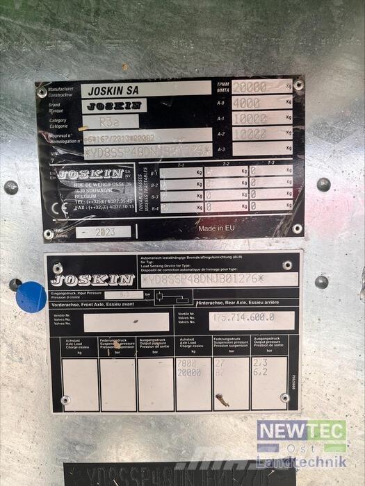 Joskin SILOSPACE2 480D Self loading trailers