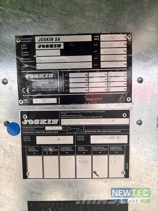 Joskin SILOSPACE2 480D Self loading trailers