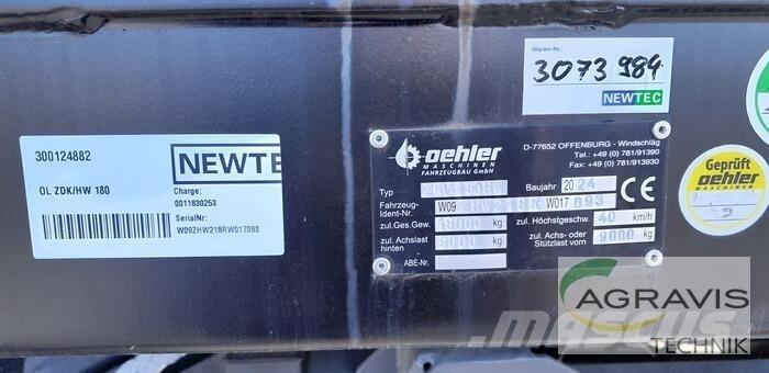 Oehler OL ZDK/HW 180 Tipper trailers