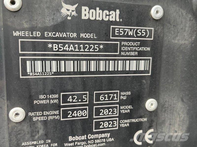 Bobcat E57W Wheeled excavators