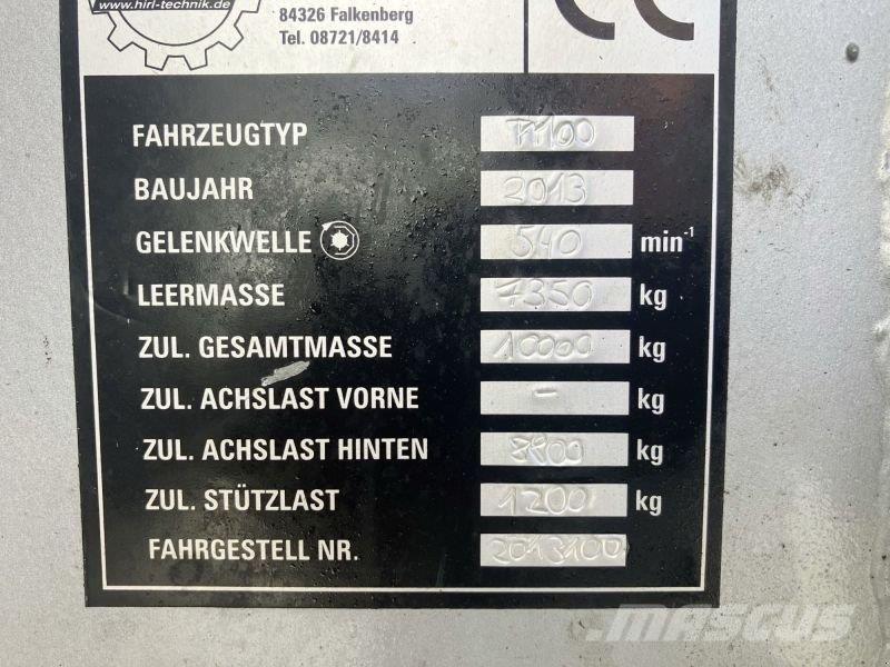  HIRL T110 Mixer feeders