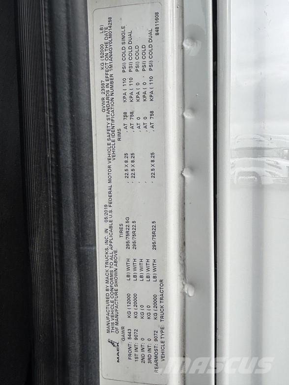 Mack ANTHEM 64T Tractor Units