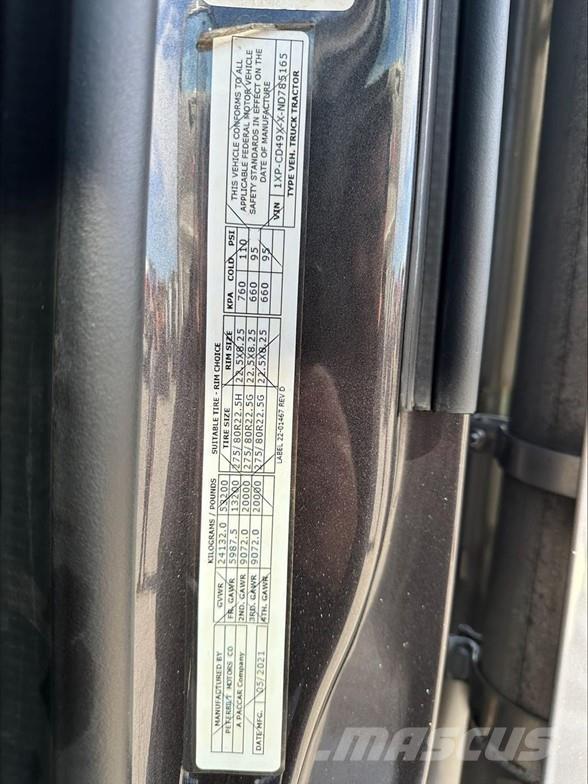 Peterbilt 567 Tractor Units