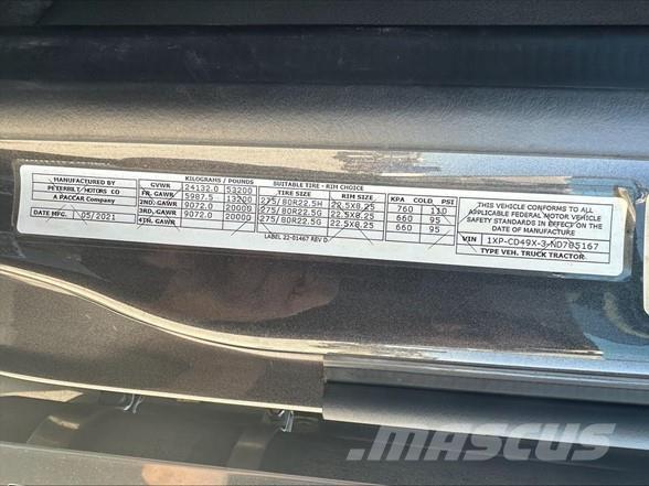 Peterbilt 567 Tractor Units