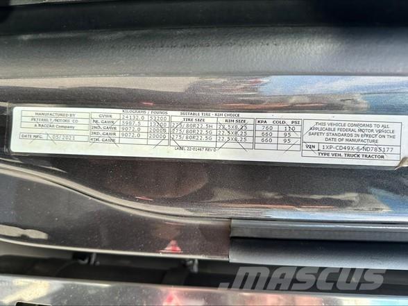 Peterbilt 567 Tractor Units