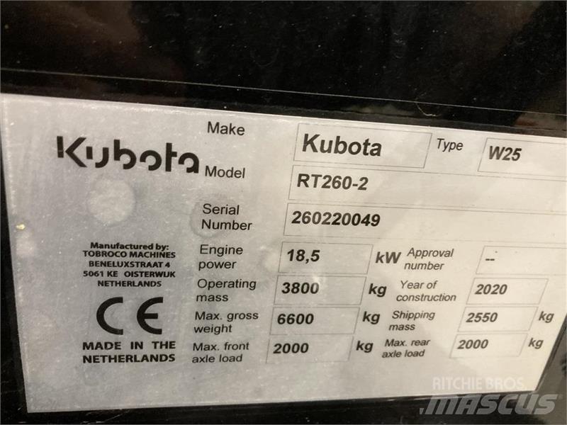Kubota RT260-2 Mini loaders