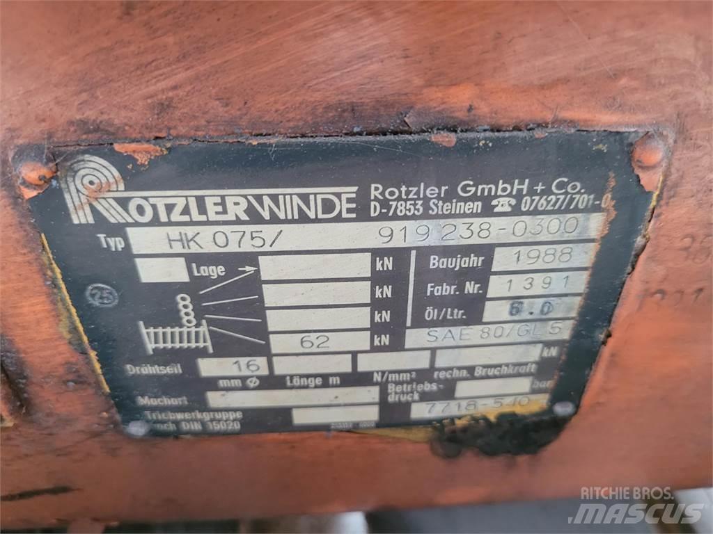 Faun RTF 50 winch Crane parts and equipment