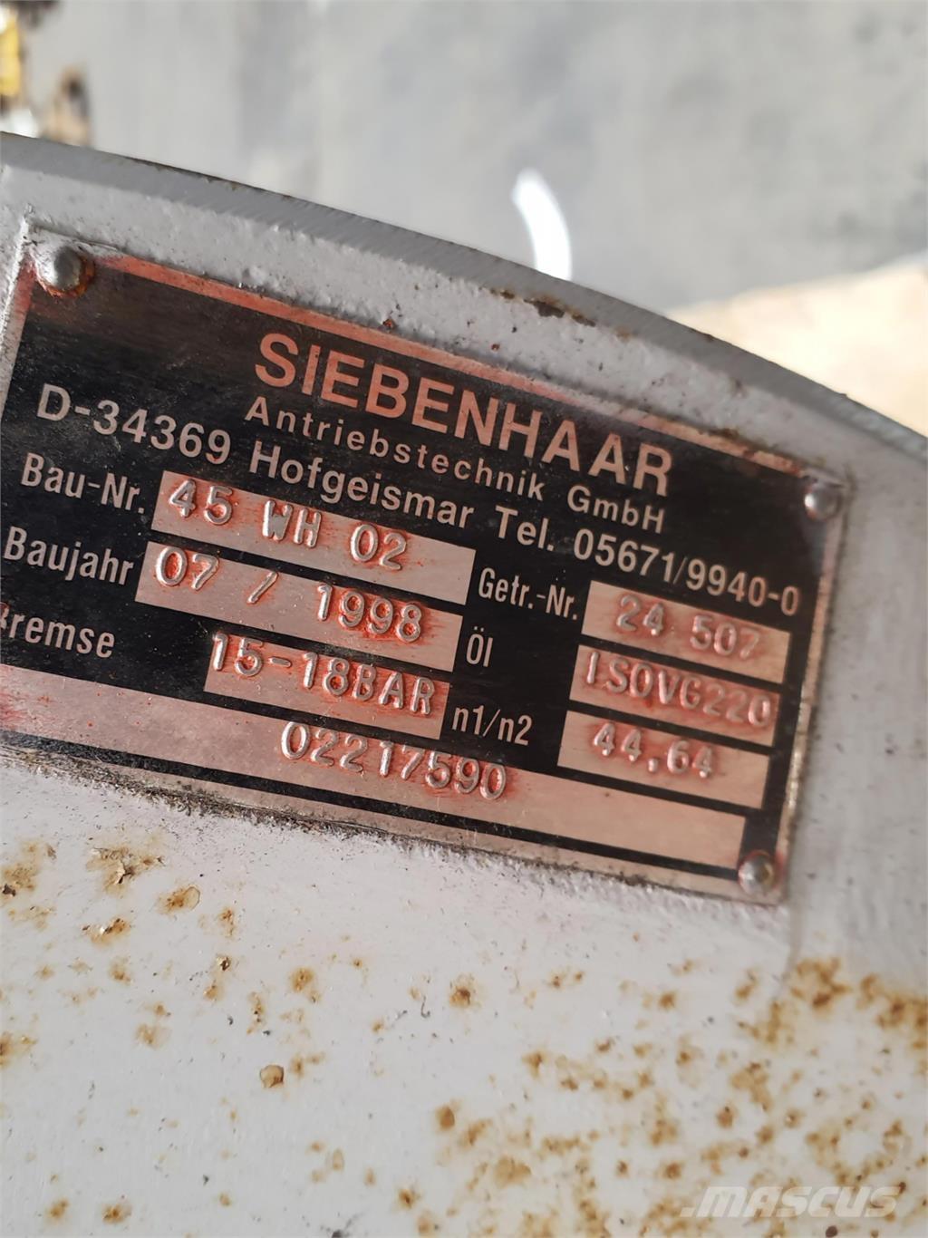 Krupp KMK 4060 winch Crane parts and equipment