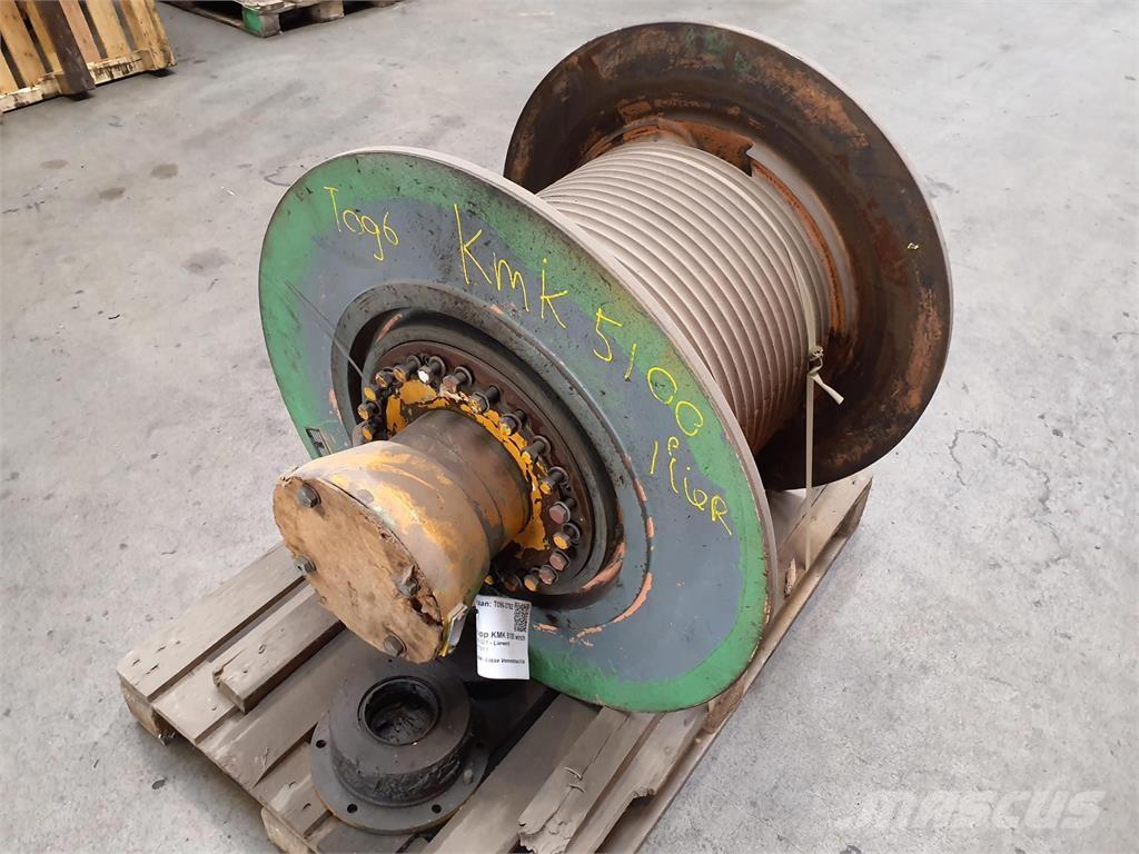 Krupp KMK 5100 winch Crane parts and equipment