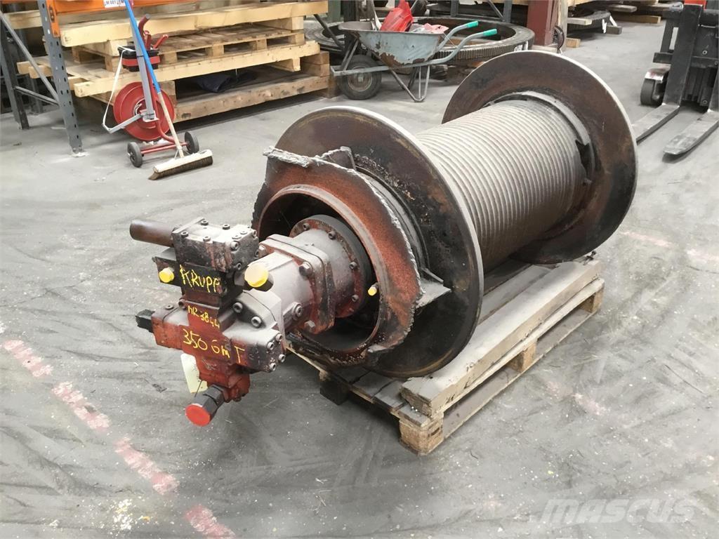 Krupp KMK 8350 winch Crane parts and equipment