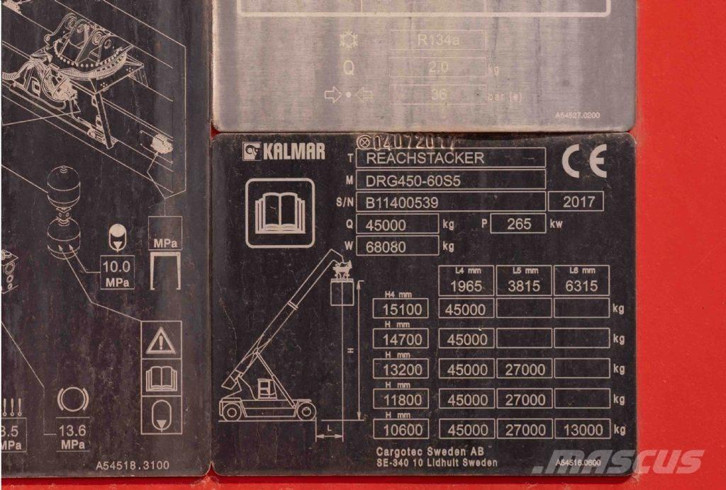 Kalmar DRG450-60S5 Reachstackers