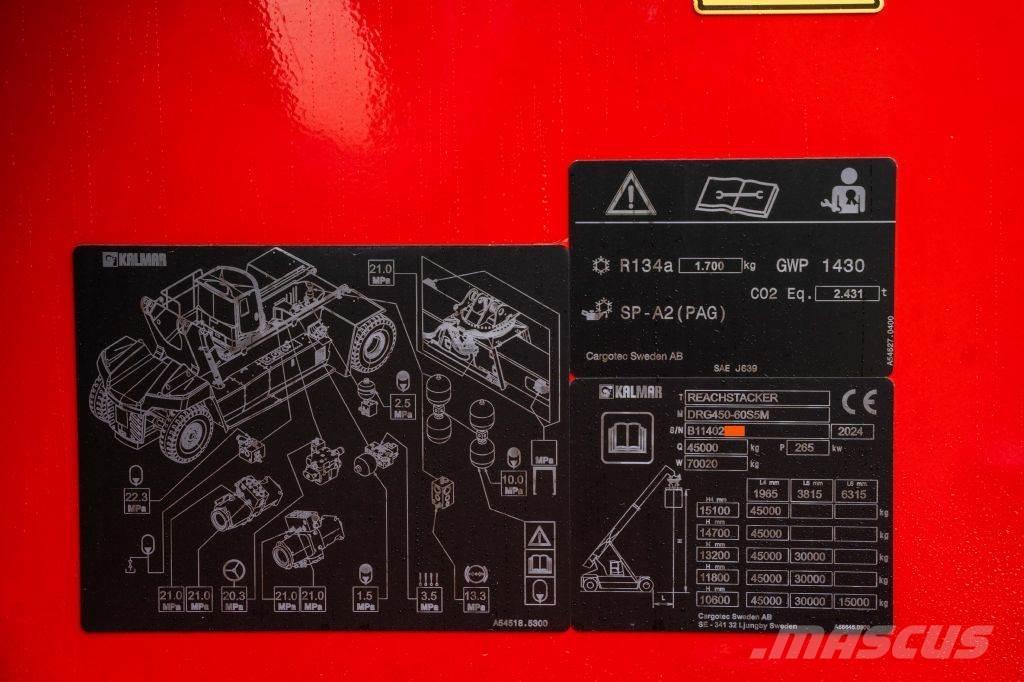 Kalmar DRG450-60S5M Reachstackers