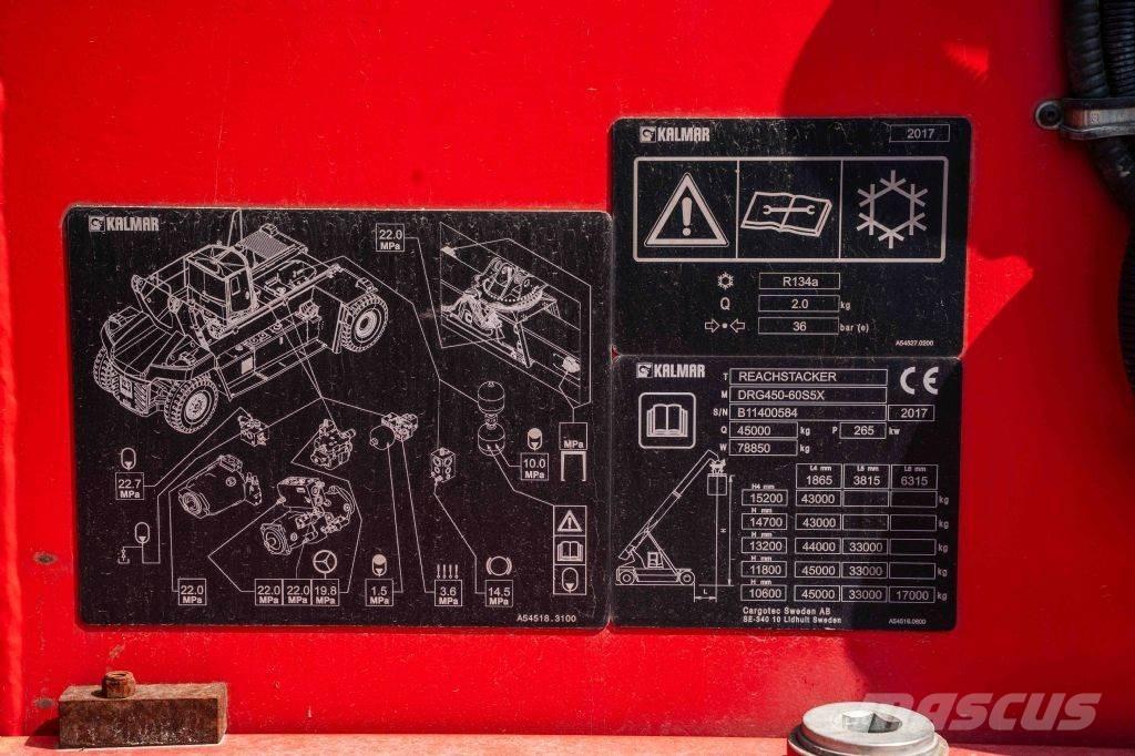 Kalmar DRG450-60S5X Reachstackers