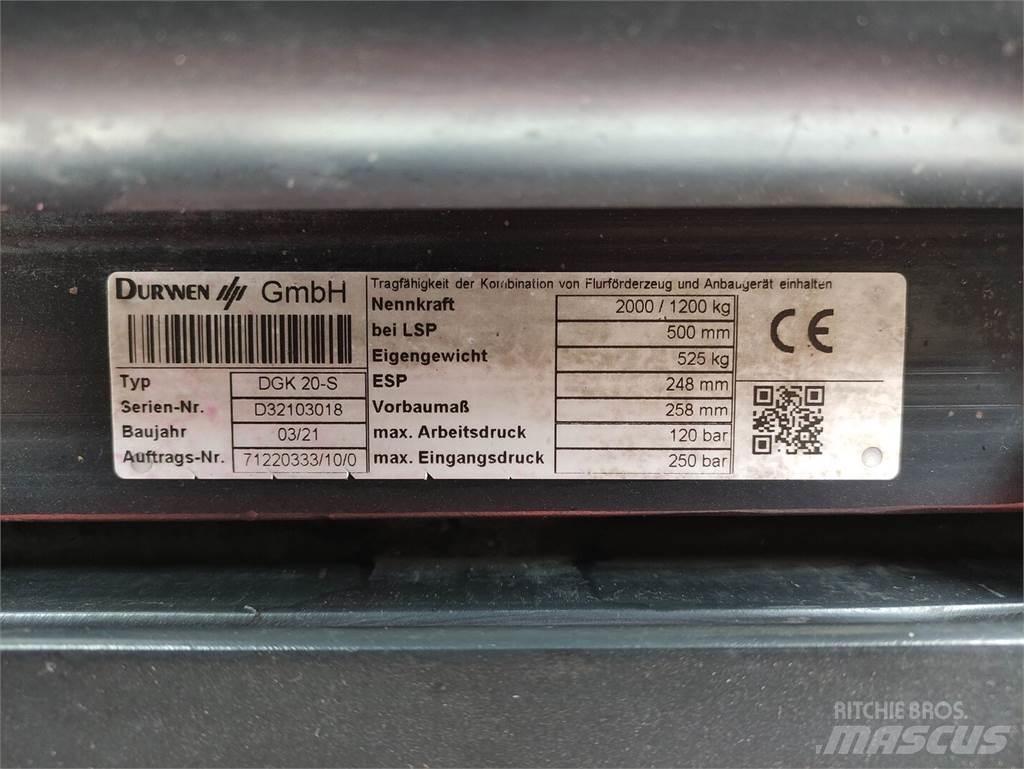 Durwen DGK 20-S Bale clamps