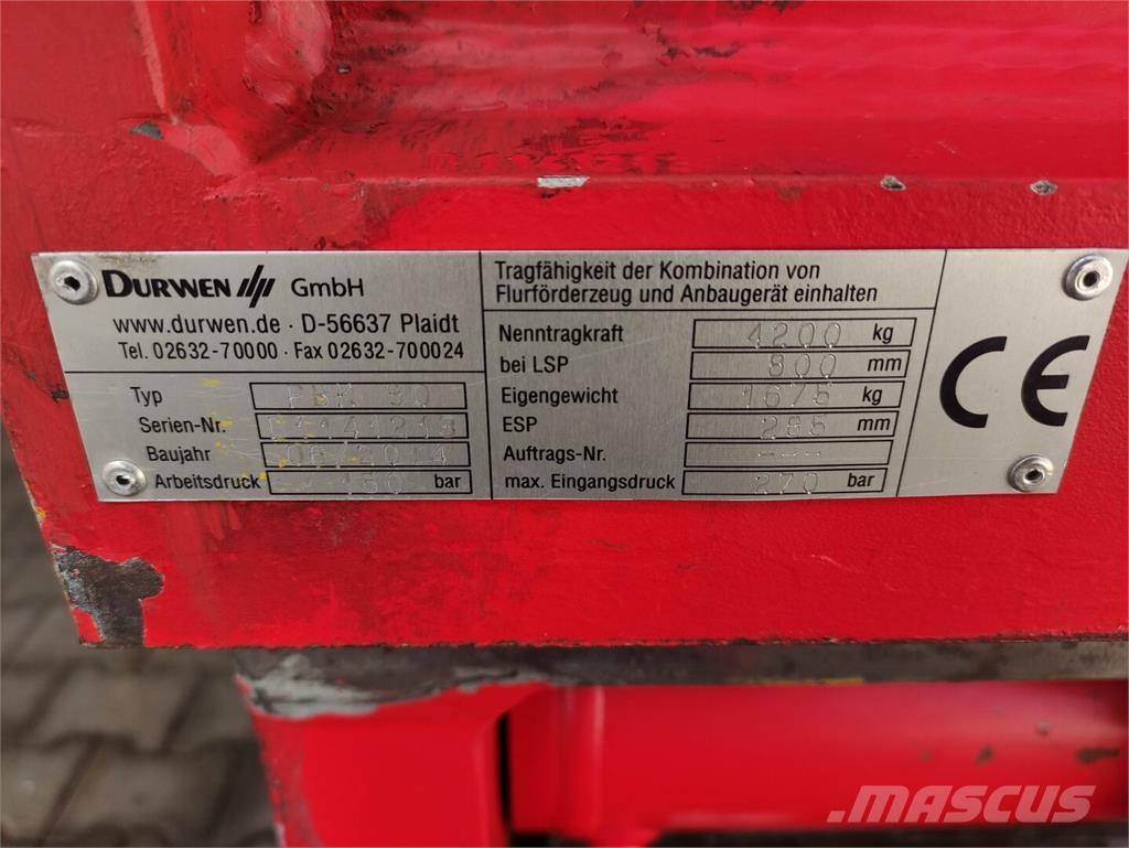 Durwen PBK 80 Bale clamps