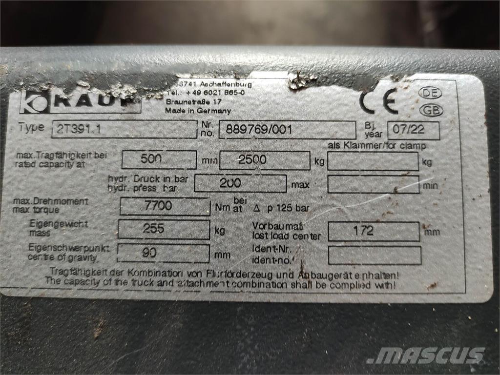 Kaup 2T391.1 Material Handling - Others