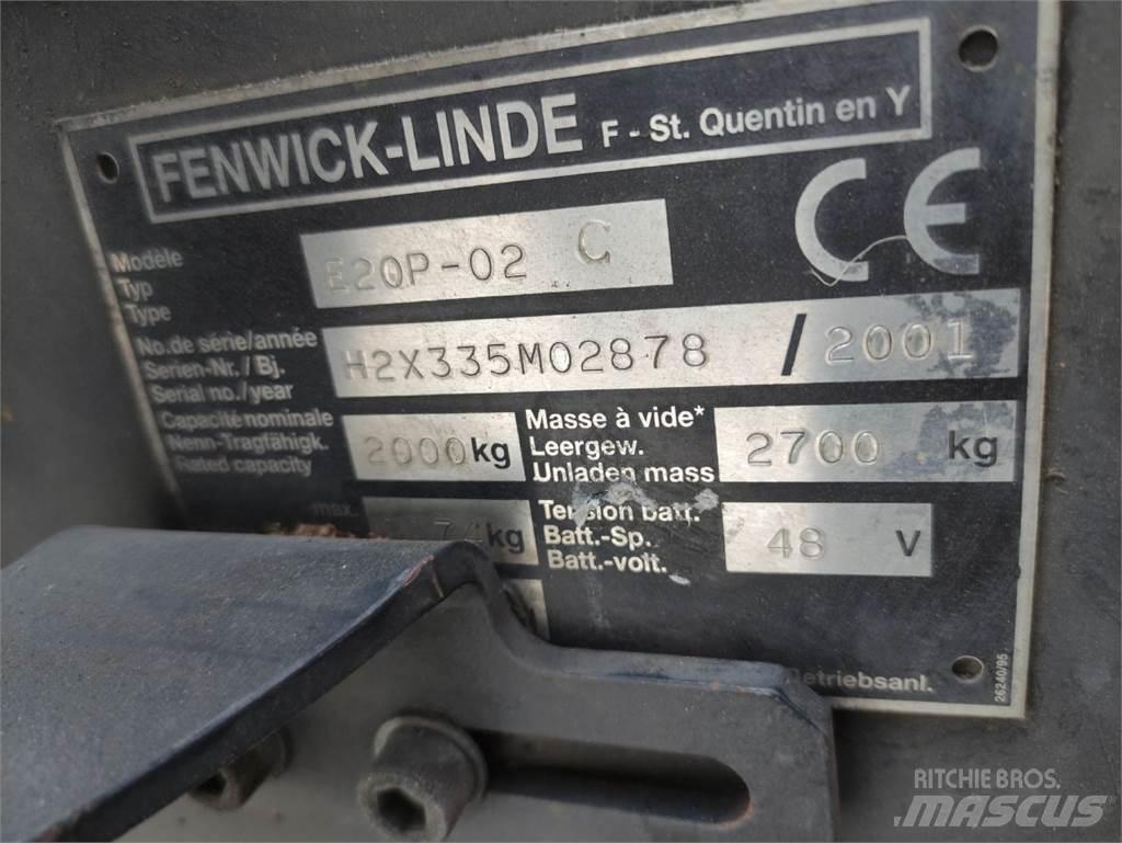 Linde E20P-02-335 Electric forklift trucks