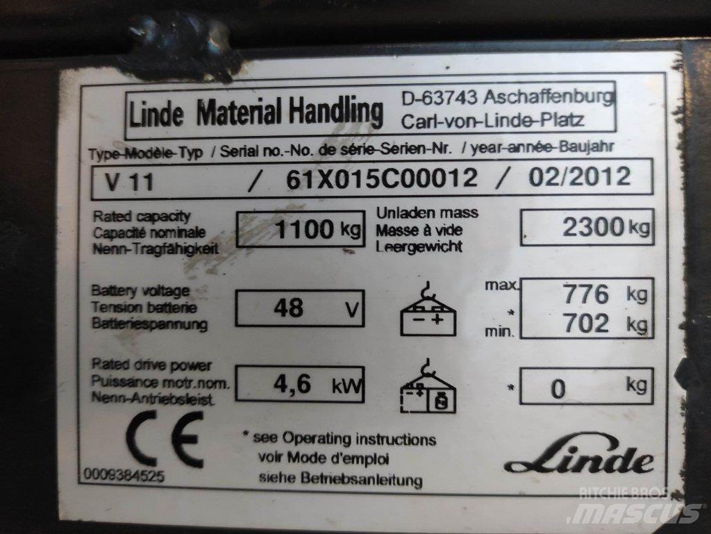 Linde V11 High lift order picker