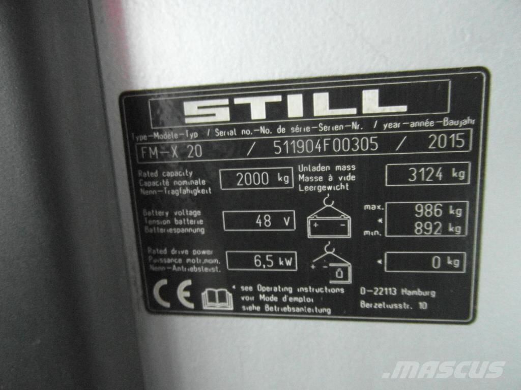 Still FM-X-20 Reach trucks