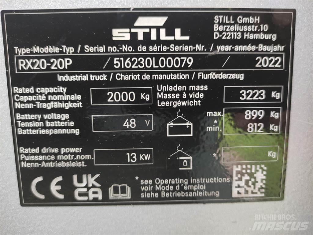 Still RX20-20 P Electric forklift trucks