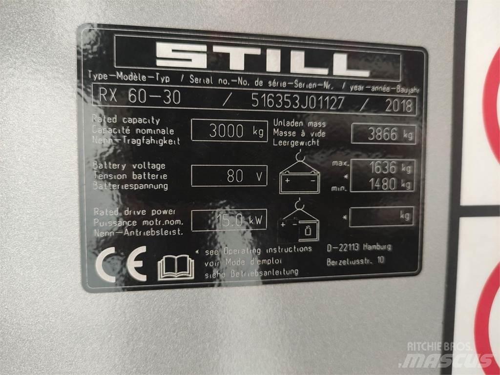 Still RX60-30 Electric forklift trucks