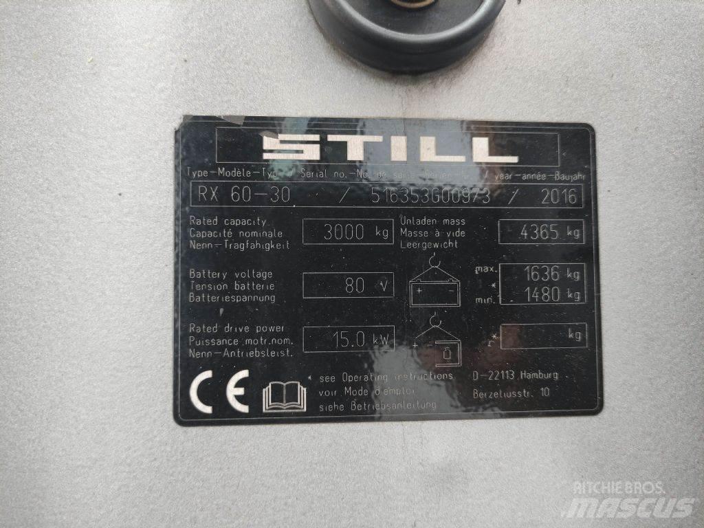 Still RX60-30 Electric forklift trucks
