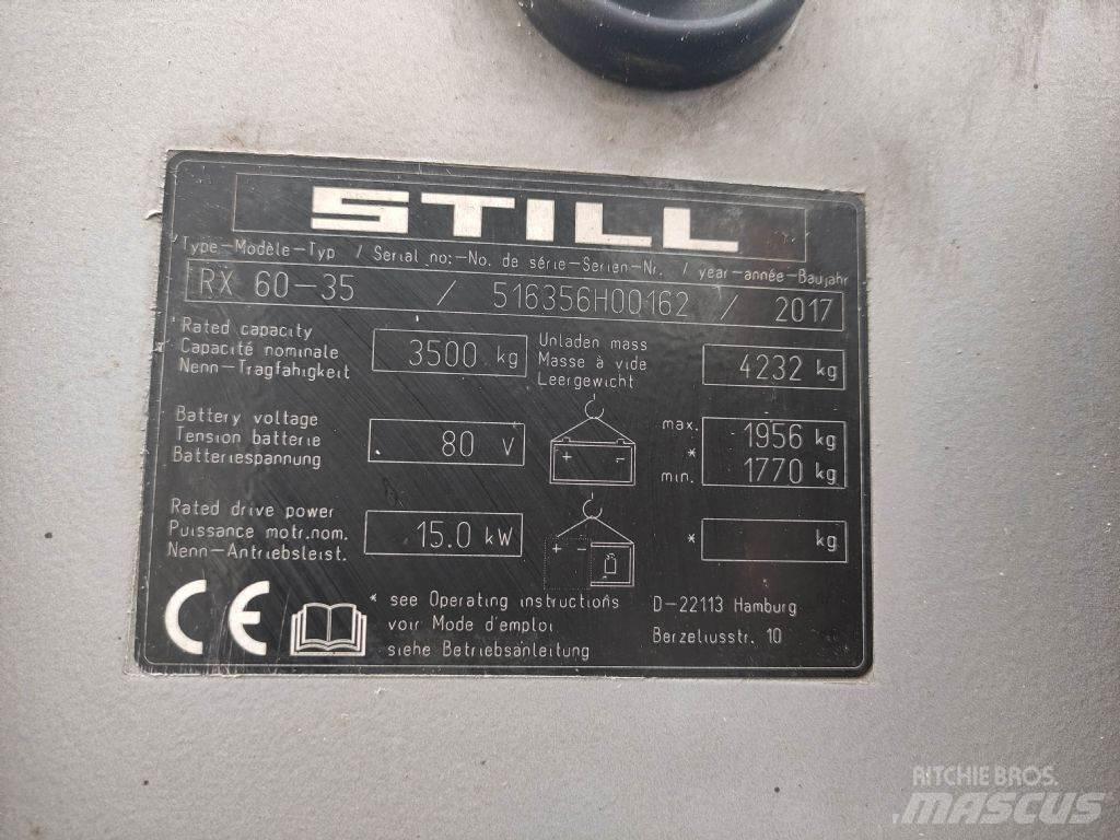 Still RX60-35 Electric forklift trucks