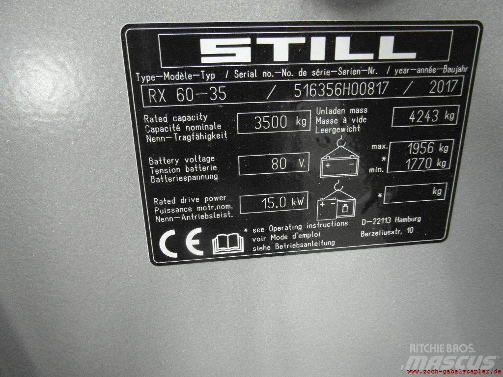 Still RX60-35 Electric forklift trucks