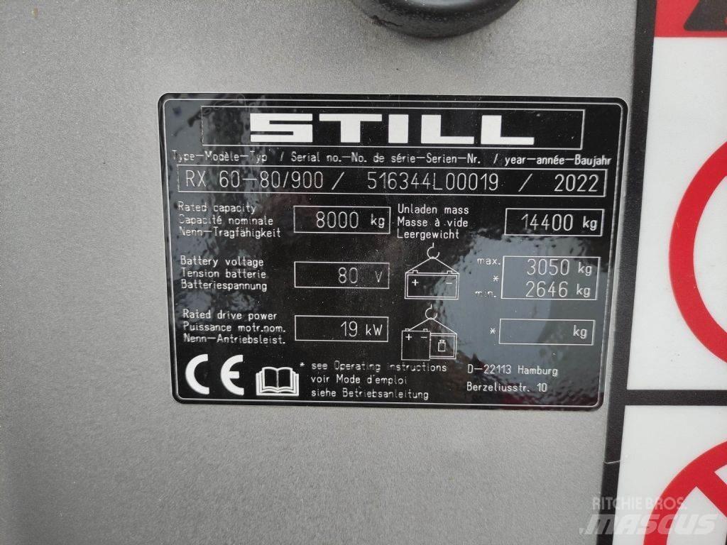 Still RX60-80/900 Electric forklift trucks