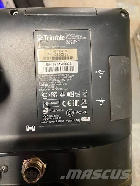 Trimble GFX750 Guidance Screen GPS