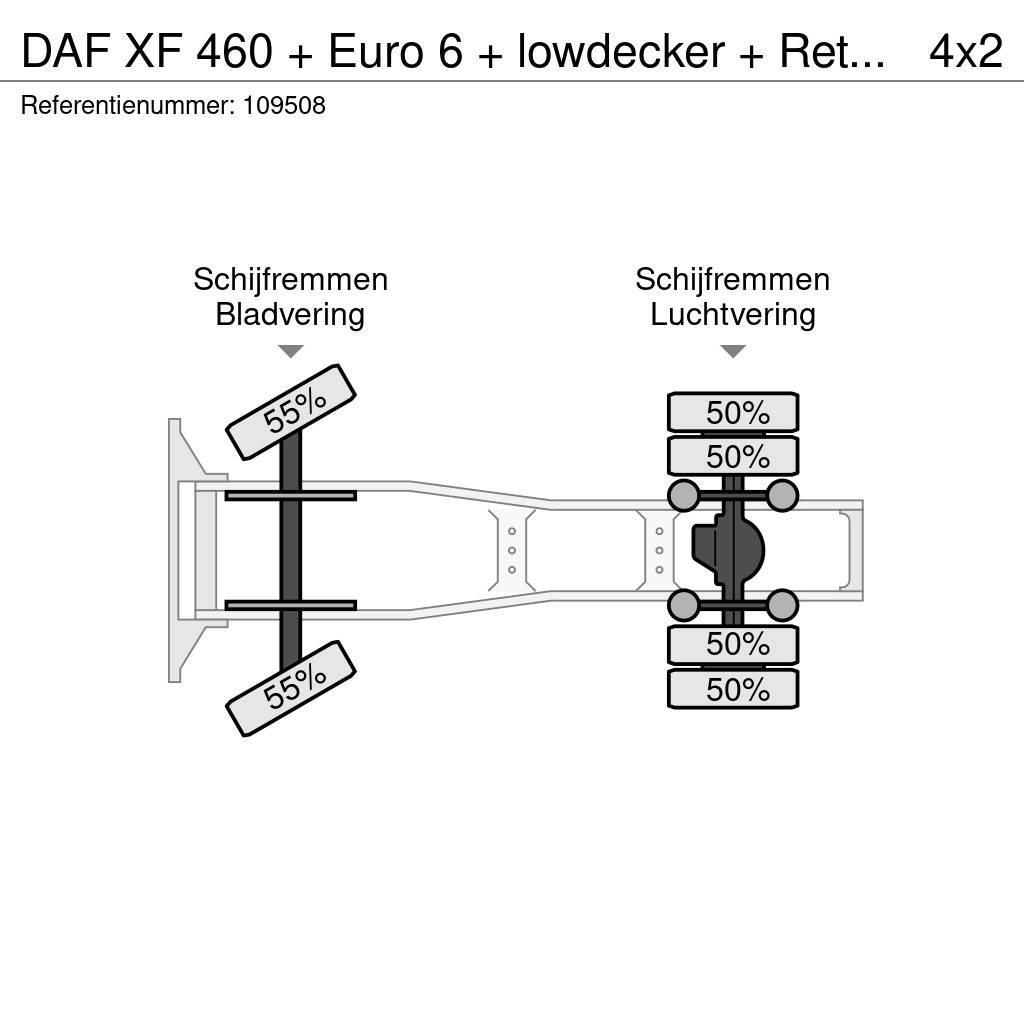 DAF XF 460 + Euro 6 + lowdecker + Retarder Tractor Units