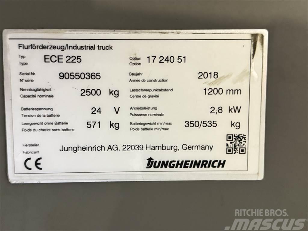 Jungheinrich ECE 225 XL - BJ. 2018 - 4.389 STD. SONDERPREIS Mini excavators < 7t (Mini diggers)
