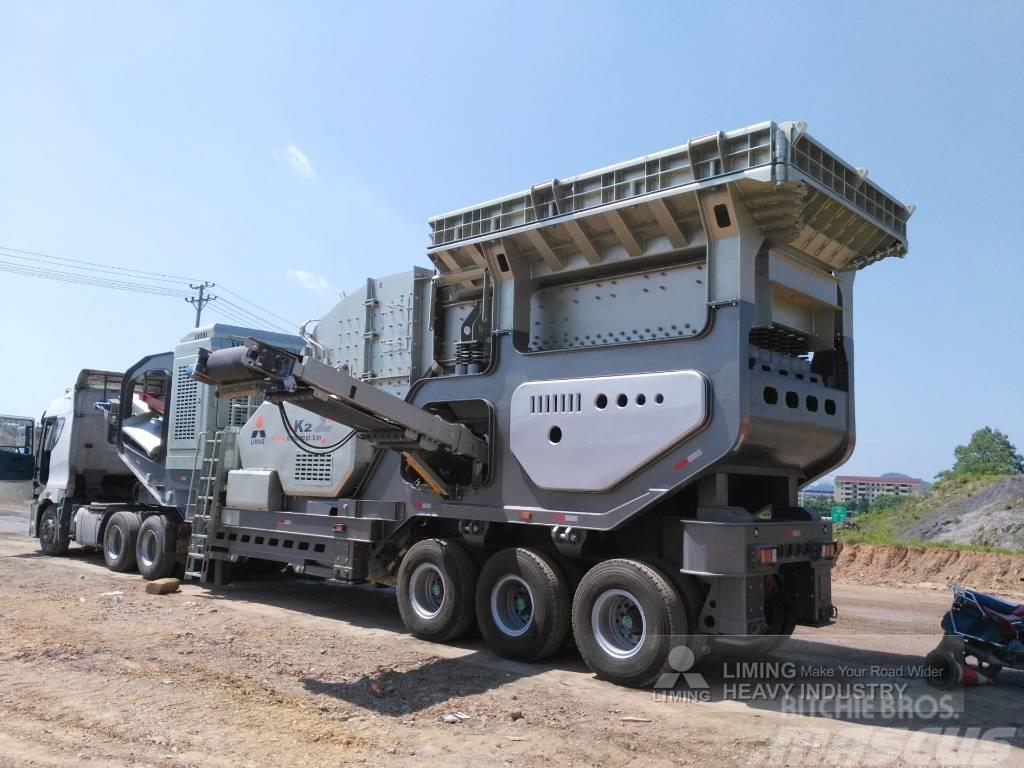 Liming Y3S23G93E46Y55B Portable Mobile Jaw&Cone Crusher Mobile crushers