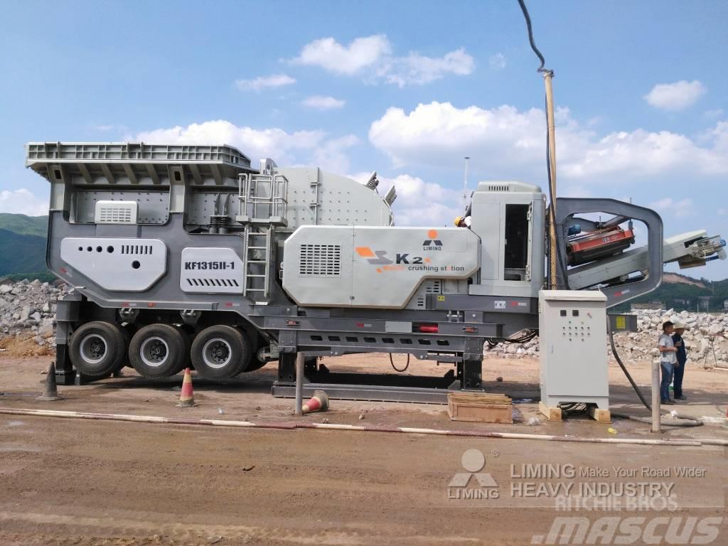 Liming Y3S23G93E46Y55B Portable Mobile Jaw&Cone Crusher Mobile crushers