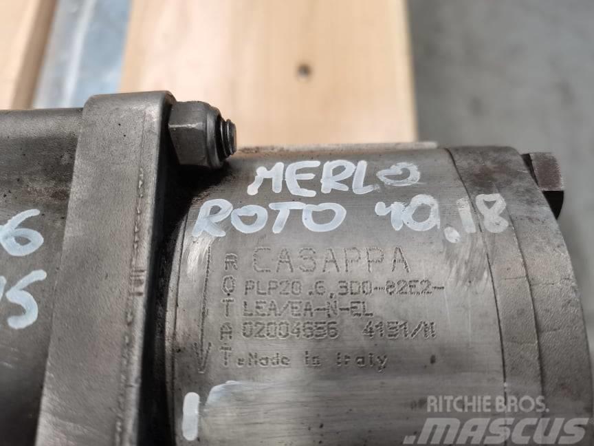 Merlo 40.18 Roto {steering pump which helps Casappa} Engines