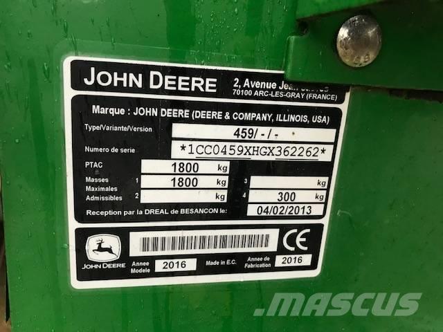 John Deere 459 Square balers