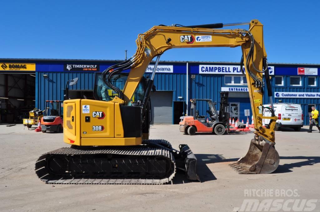 CAT 308 CR Midi excavators  7t - 12t