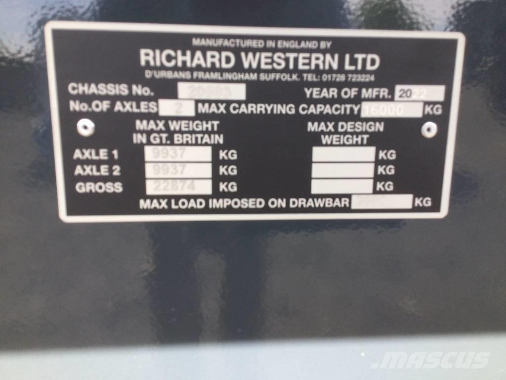 Richard Western RC16HS Tipper trailers