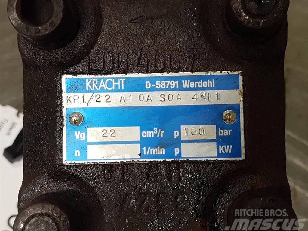  Kracht KP1/22A10AS0A - Gearpump/Zahnradpumpe Hydraulics