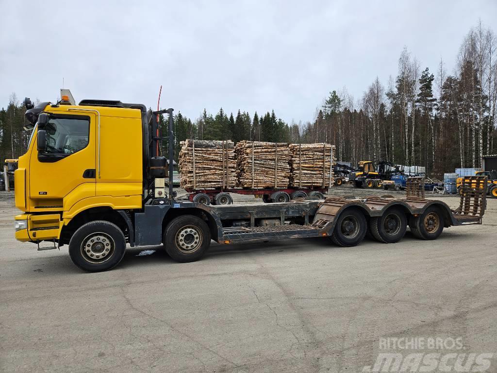 Sisu C600 10x4 Metsäkoneenkuljetusauto Forest machine transport trucks