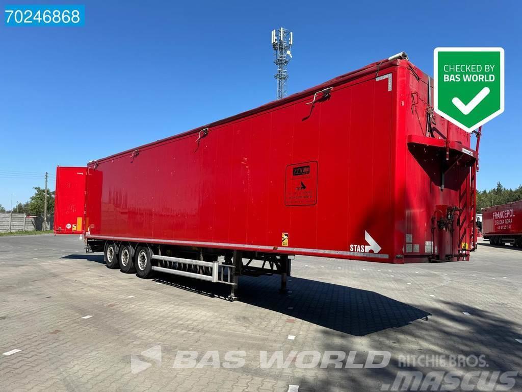 Stas S300ZX 8 mm Liftachse 90m3 Walking floor semi-trailers