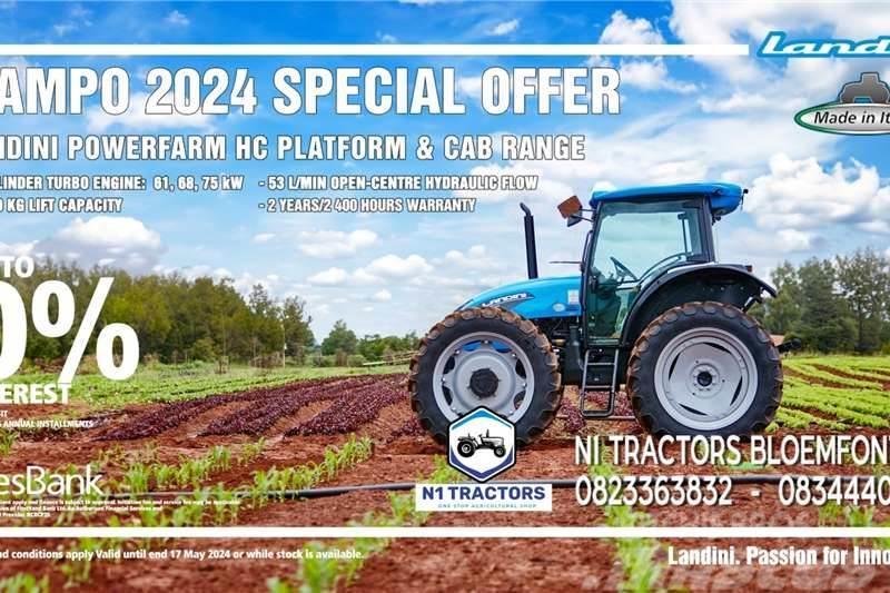 Landini NAMPO 2024 SPECIAL POWERFARM PLAT AND CAB RANGE Tractors