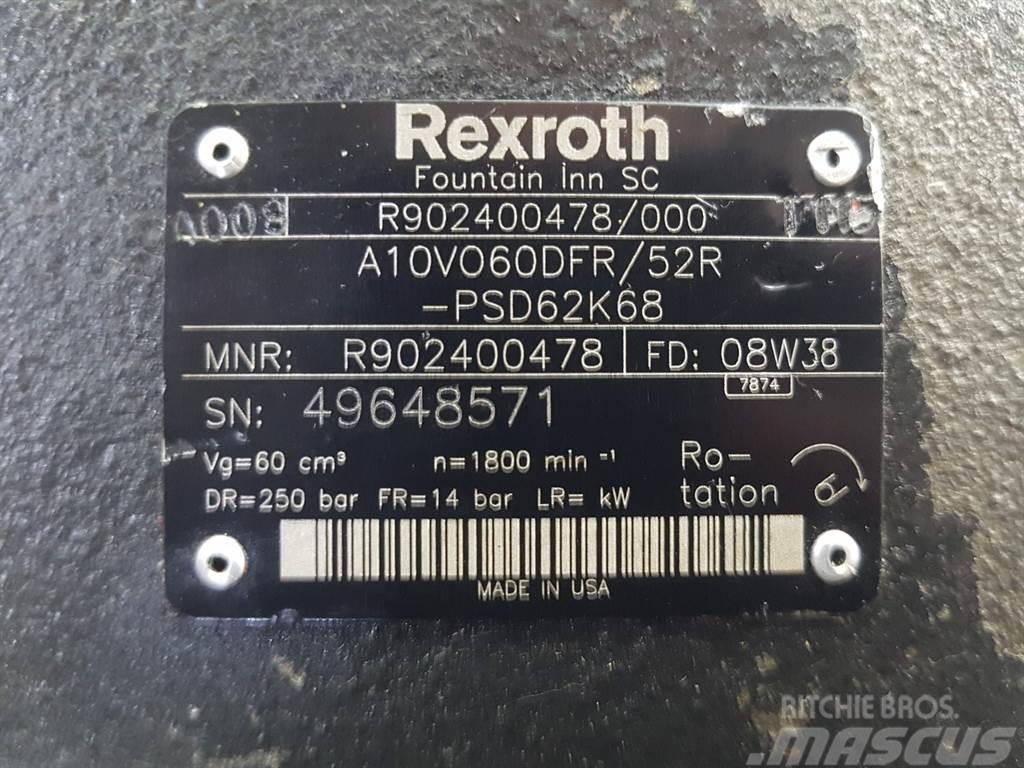 Rexroth A10VO60DFR/52R - Load sensing pump Hydraulics