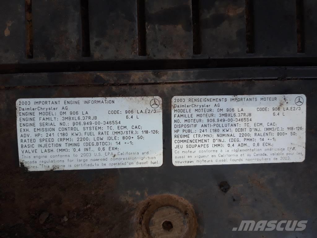 Ponsse Ergo Mercedes Engine OM 906 LA Engines
