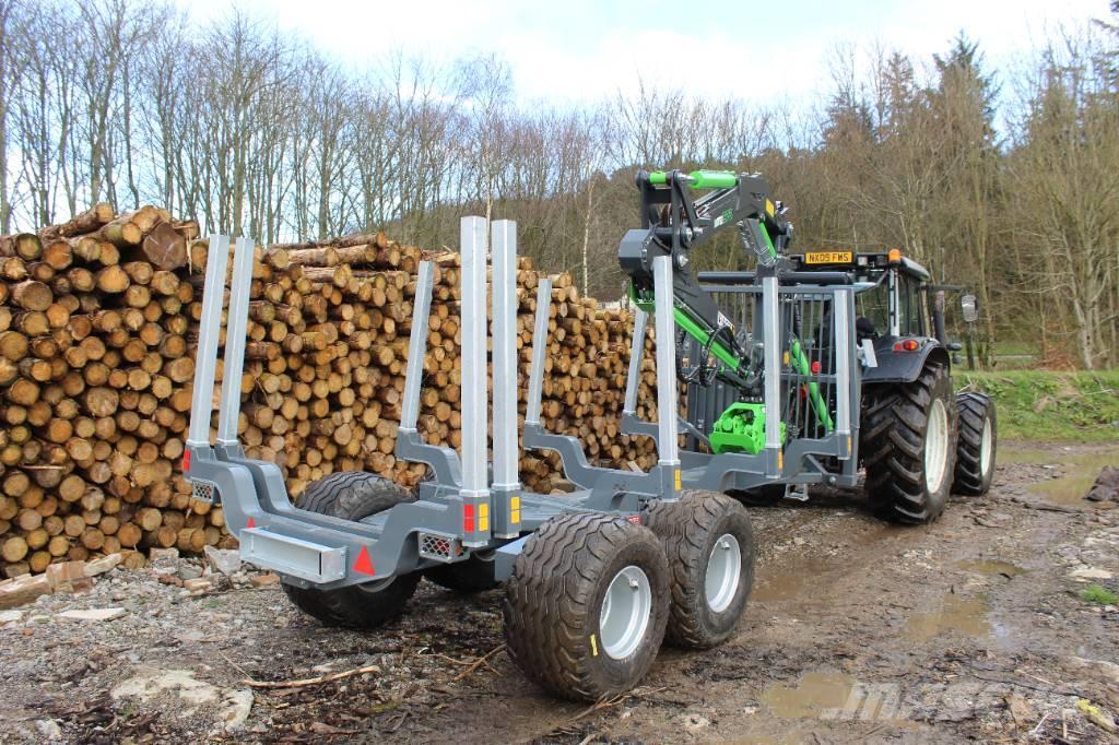 Botex XL PRO-14 Trailer with 573 Loader Ex-Display Forest trailers